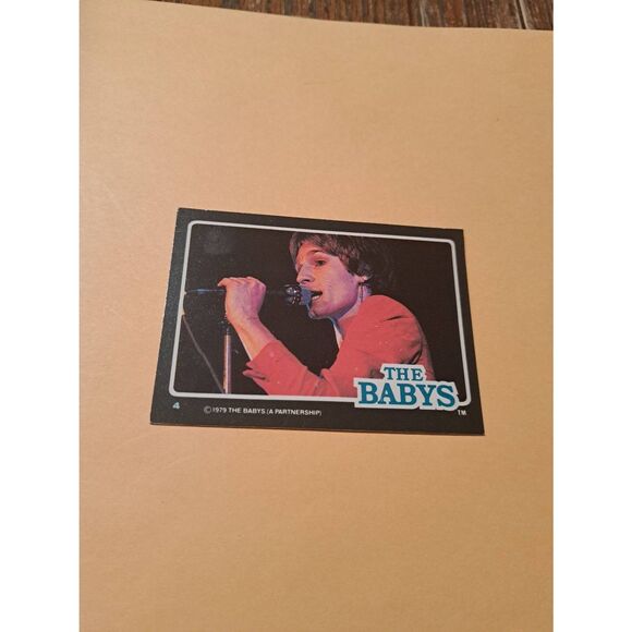 Vintage 1979 The Babys Trading Card #4 London Rock Band Collectible - Picture 1 of 2
